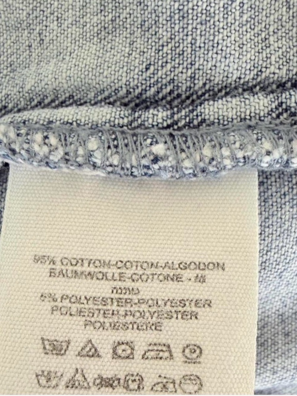 Free People Faded Light Blue Denim Jacket - Picture 7 of 7